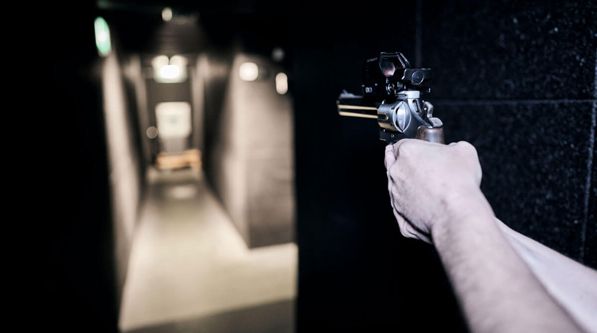 Handfeuerwaffe Beschusstest Sälzer GbmH Safe-Home-Module Plansecure